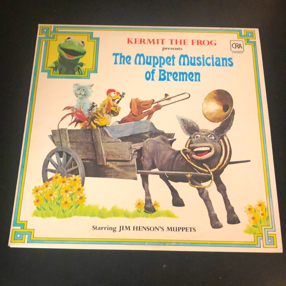 🤑3/$15🤑 The Muppet Musicians of Bremen Special  Kermit the Frog Vinyl